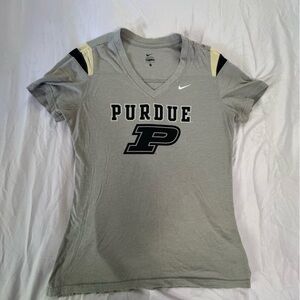 Nike Gray Purdue Short Sleeve Tee